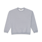 600 GSM 'Heather Grey' Fleece Crewneck