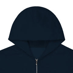 600 GSM 'Dark Navy' Zip-Up Hoodie