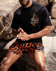 Tiger Stripes Mesh Shorts