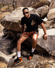 Tiger Stripes Mesh Shorts