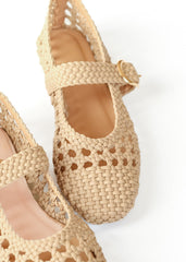 Basket Weave Ballet Flat