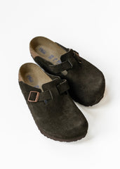 Birkenstock® Mocha Boston Soft Footbed Clog