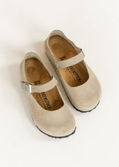 Birkenstock® Taupe Mantova Suede Low Shoe