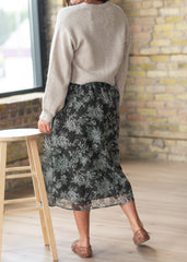 Botanical Garden Midi Skirt - FINAL SALE