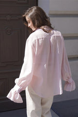 Tencel Button Up Long Sleeve Blouse