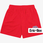 Red Basic Mesh Shorts