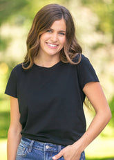 Essential Black Crew Basic T-shirt