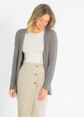 Essential Waffle Knit Cardigan - FINAL SALE