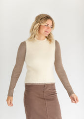 Fuzzy Soft Sweater Tank Top - FINAL SALE