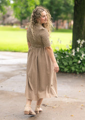 Gingham Button Up Midi Dress - FINAL SALE