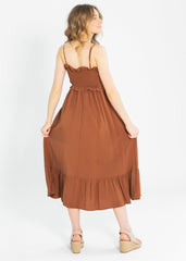 Jones Ruffle Detail Smocked Maxi Dress - FINAL SALE
