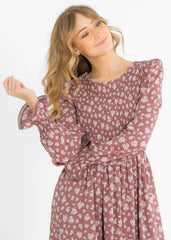 Kelsie Floral Midi Dress - FINAL SALE