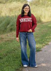 Minnesota Logo Crewneck Sweater - FINAL SALE
