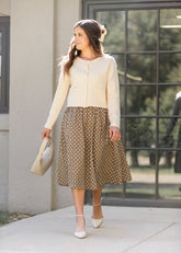 Polka Dot A-line Skirt - FINAL SALE