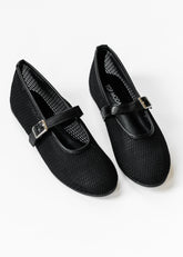 Round Toe Mesh Ballet Flat