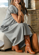 The Harriet Brown Tall Riding Boot - FINAL SALE
