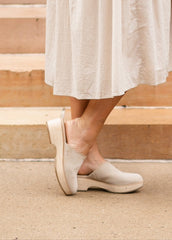 TOMS® Addison Suede Clog Heel - FINAL SALE