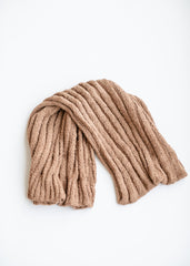Ultra Soft Boucle Vertical Knit Scarf - FINAL SALE