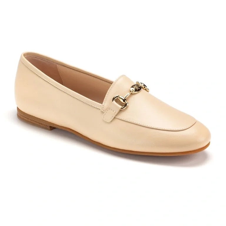 1375 - Nude Soft Leather Flat Loafer for Girl/Boy by London Kids