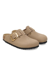 BIRKENSTOCK® Women's Boston Brown Oiled Leather Clog