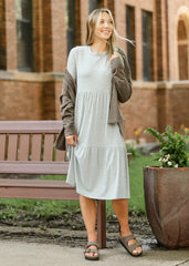 Clemintine Ribbed Midi Dress - FINAL SALE