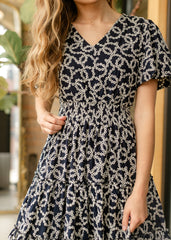 Jemma V-neck Midi Dress - FINAL SALE