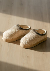 Steve Madden® Selena Faux Shearling Platform Slippers - FINAL SALE