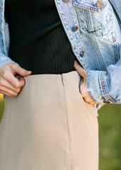 Sloan Trouser Side Zip Skirt - FINAL SALE